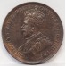 AUSTRALIA 1921 . ONE 1 PENNY . INDIAN DIE . 8 PEARLS